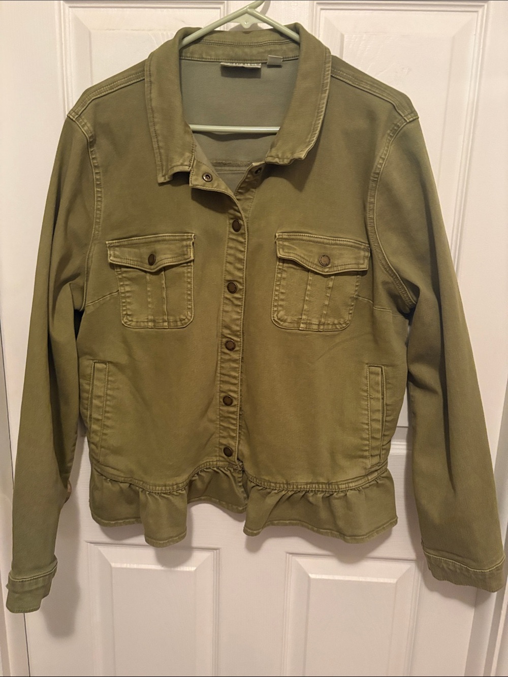 Belle by Kim Gravel ruffle edge jacket